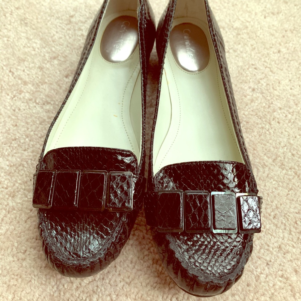 Calvin Klein Pazi loafer in black leather